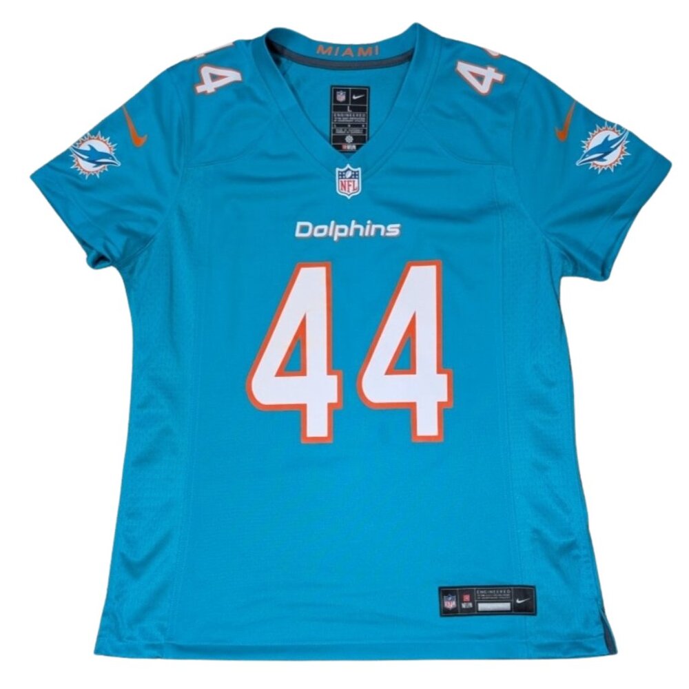 Nike Chop Robinson Miami Dolphins Jersey Aqua Women's Size Large Aqua Blue #44